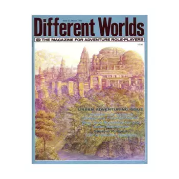 Журнал #27 "Call of Cthulhu Scenario, Thieves World Supplement, Gangster!", Different Worlds Magazine