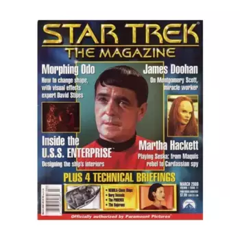 Журнал Vol. 1, #11 "James Doohan, Technical Briefings - Nebula Class Ships, Borg Vessels Bajorans", Star Trek - The Magazine