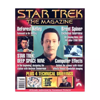 Журнал Vol. 1, #6 "Farewell to Dr. McCoy, Brent Spiner Interview, Computer Effects", Star Trek - The Magazine