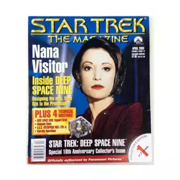 Журнал Vol. 3, #12 "Nana Visitor, Inside Deep Space Nine, Technical Briefings" (Cover 1 of 2), Star Trek - The Magazine