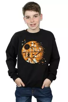 Жуткая толстовка со звездой смерти Star Wars, черный
