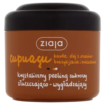 Ziaja Cupuacu кристаллический отшелушивающий и разглаживающий сахарный скраб для тела, 200 мл