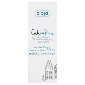 Ziaja GdanSkin Осветляющий дневной крем SPF15 Глубокое увлажнение, 50 мл