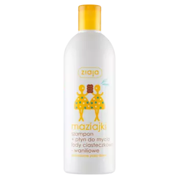 Ziaja Maziajki шампунь + средство для мытья посуды для детей печенье-ванильное мороженое, 400 мл