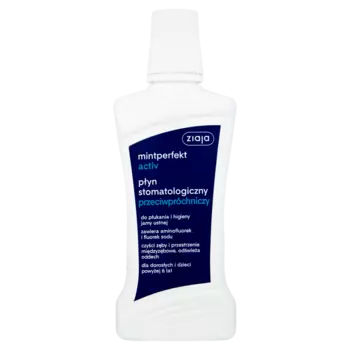 Ziaja Mintperfekt Activ ополаскиватель для полости рта против кариеса, 500 мл