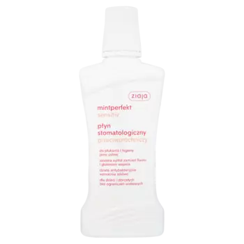 Ziaja Mintperfekt Sensitiv ополаскиватель для полости рта против кариеса, 500 мл