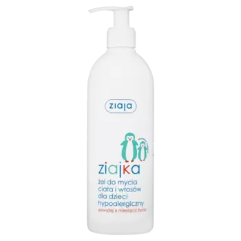 Ziaja мягкий гипоаллергенный гель для мытья тела и волос для детей старше 6 месяцев, 400 мл