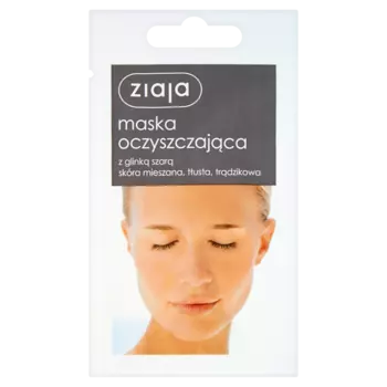 Ziaja Oczyszczajca очищающая маска для лица с серой глиной, 7 мл