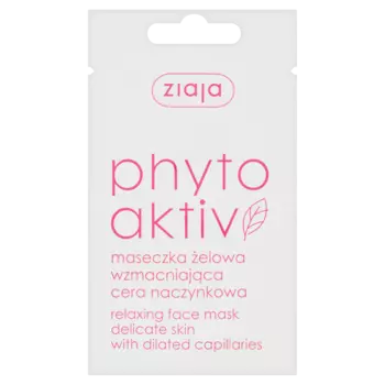 Ziaja Phytoaktiv укрепляющая гелевая маска для лица, 7 мл