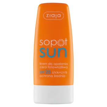 Ziaja Sopot Sun солнцезащитный крем с SPF25 для фоточувствительной кожи, 60 мл