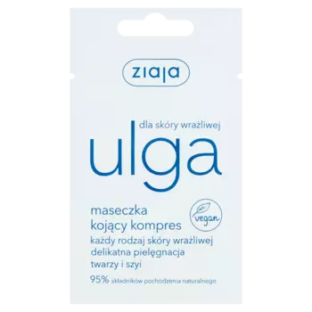 Ziaja Ulga маска успокаивающая компресс для лица, 7 мл
