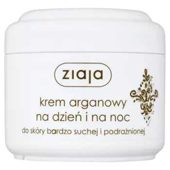 Ziaja успокаивающий и защитный дневной и ночной крем для лица с аргановым маслом для очень сухой и раздраженной кожи, 75 мл