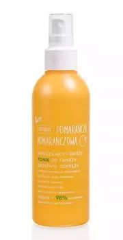 Ziaja, Увлажняющий и свежий расслабляющий тоник для лица, кокосовый апельсин, 190 мл
