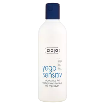 Ziaja Yego Sensitiv успокаивающий гель для интимной гигиены для мужчин, 300 мл