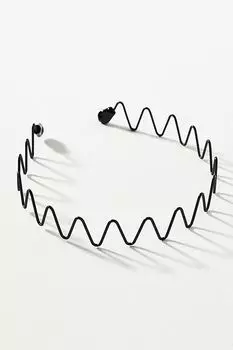 Зигзагообразная повязка на голову, черный