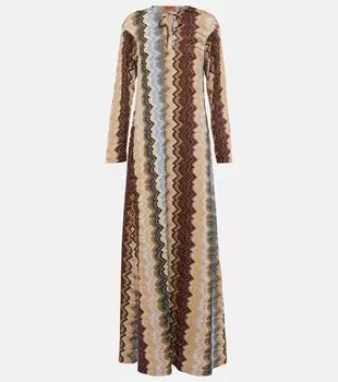 Зигзагообразный кафтан Missoni, мультиколор