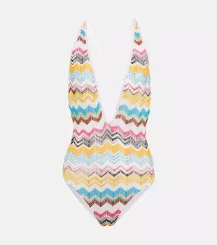 Зигзагообразный купальник Missoni, разноцветный