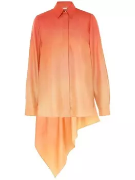 ZIMMERMANN асимметричная рубашка Tranquility, красный