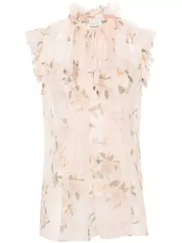 ZIMMERMANN блузка Natura Frilled, розовый