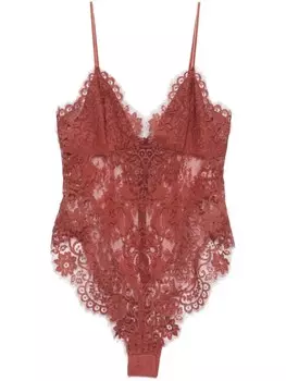 ZIMMERMANN боди Illustration, коричневый