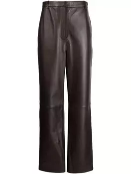ZIMMERMANN брюки Luminosity широкого кроя, коричневый