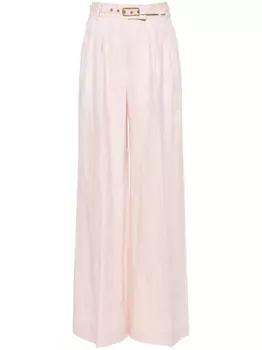ZIMMERMANN брюки Matchmaker широкого кроя, розовый