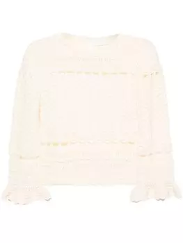 ZIMMERMANN джемпер Waverly, нейтральный цвет