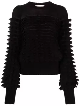 ZIMMERMANN фактурный джемпер, черный