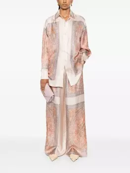 ZIMMERMANN иллюстрация футболка, нейтральный цвет