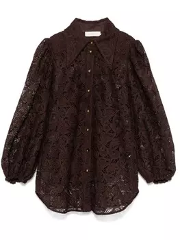 ZIMMERMANN иллюстрация Кружевная блузка, коричневый