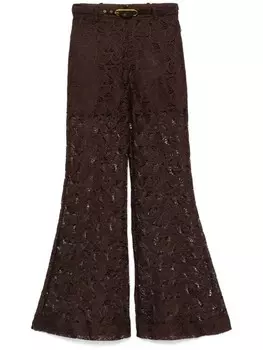 ZIMMERMANN иллюстрация Кружевные брюки, коричневый
