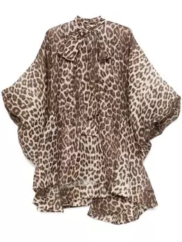 ZIMMERMANN иллюстрация Платье мини Billow, коричневый