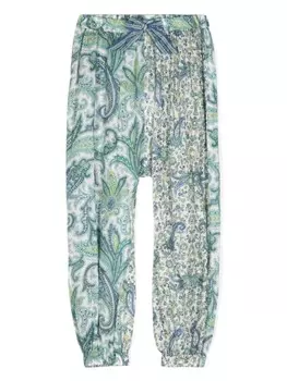 ZIMMERMANN Kids брюки с принтом Ottie, белый