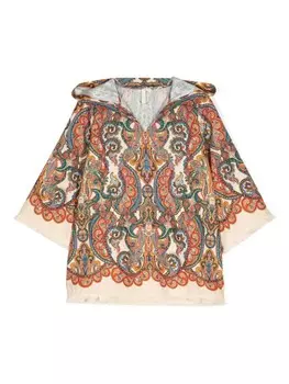 ZIMMERMANN Kids куртка с абстрактным узором, нейтральный цвет