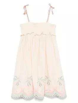 ZIMMERMANN Kids платье Tallow, нейтральный