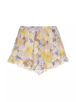 ZIMMERMANN Kids шорты в стиле поп, желтый