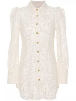 ZIMMERMANN кружевная туника Matchmaker, нейтральный цвет