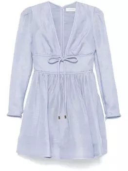 ZIMMERMANN мини-платье Eden, синий