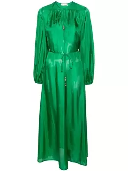 ZIMMERMANN платье макси Junie Billow, зеленый