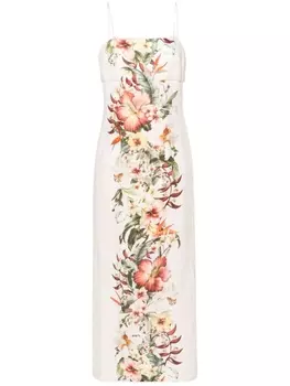 ZIMMERMANN платье макси Lexi, нейтральный цвет