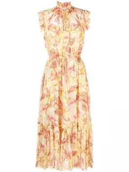 ZIMMERMANN платье миди Matchmaker с цветочным принтом, желтый