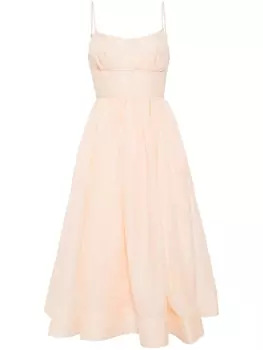 ZIMMERMANN платье миди Natura, оранжевый