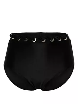 ZIMMERMANN плавки бикини Alight с завышенной талией, черный