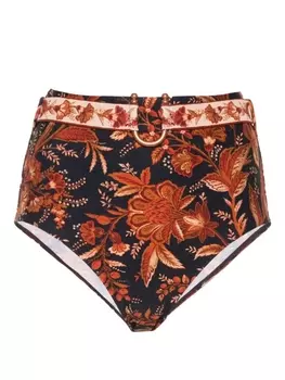 ZIMMERMANN плавки бикини Junie, синий