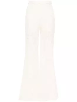 ZIMMERMANN расклешенные брюки Matchmaker с завышенной талией, нейтральный цвет