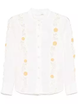 ZIMMERMANN рубашка Everley, белый