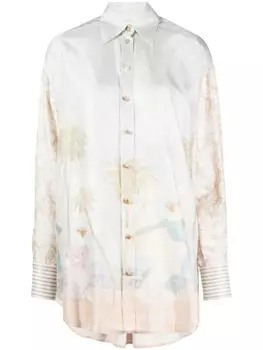 ZIMMERMANN рубашка Sensory с принтом, разноцветный