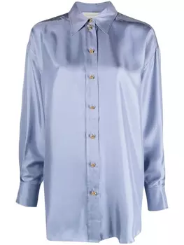 ZIMMERMANN шелковая рубашка Lyrical, синий