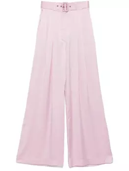 ZIMMERMANN шелковые брюки, розовый