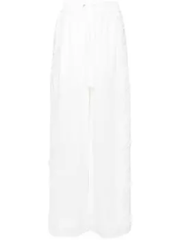 ZIMMERMANN широкие брюки Halliday, нейтральный цвет